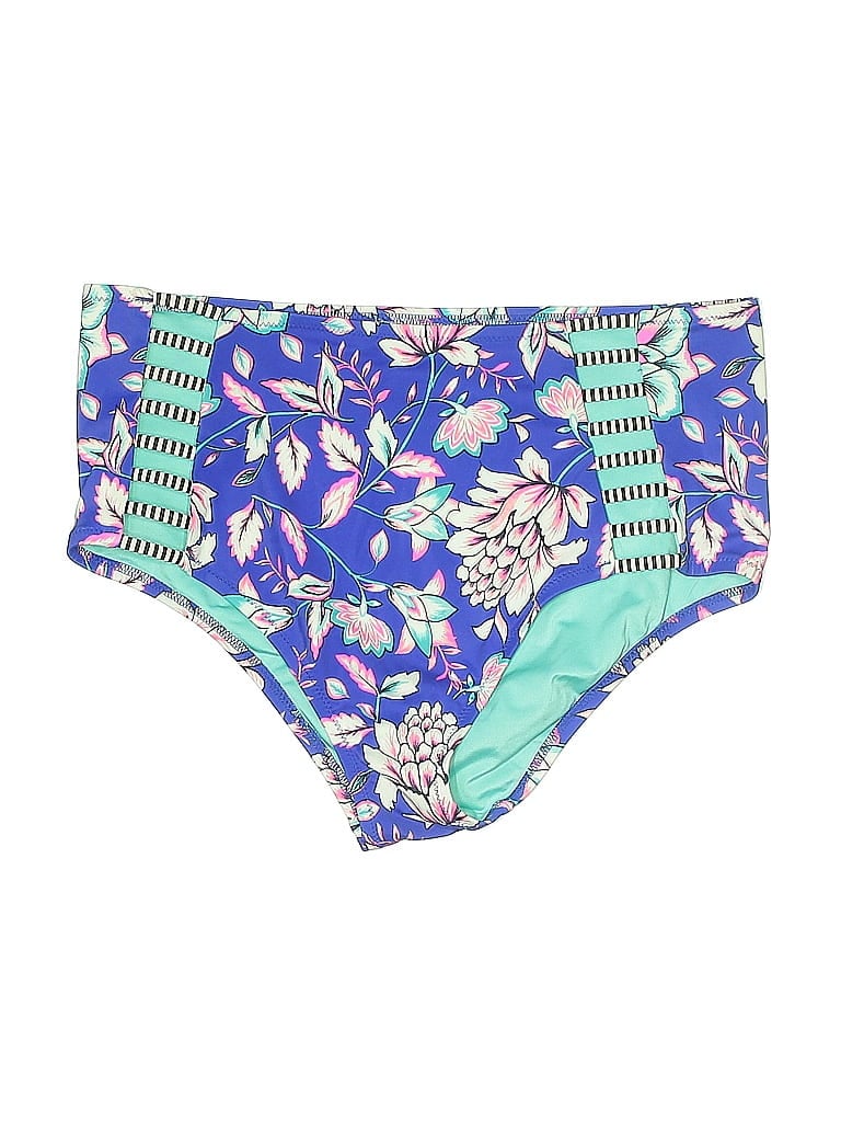 Pre-owned Shade & Shore Swimsuit Bottoms In Blue