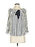 J.Crew Mercantile 100% Polyester Ivory 3/4 Sleeve Blouse Size XS - photo 1