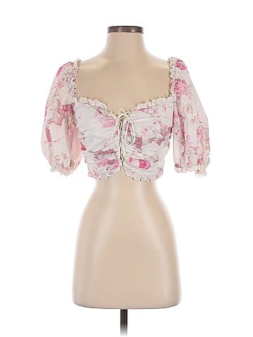 For Love & Lemons 3/4 Sleeve Blouse (view 1)