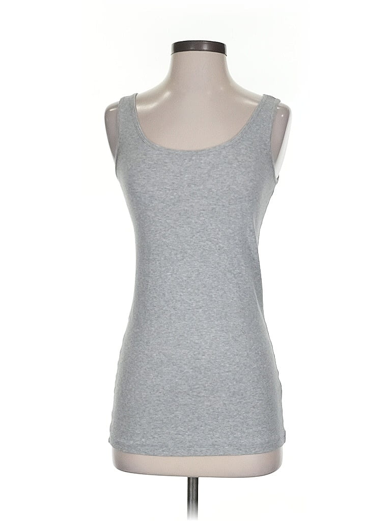 Pre-owned Sonoma Life + Style Tank Top Gray Strapless Neckline Tops