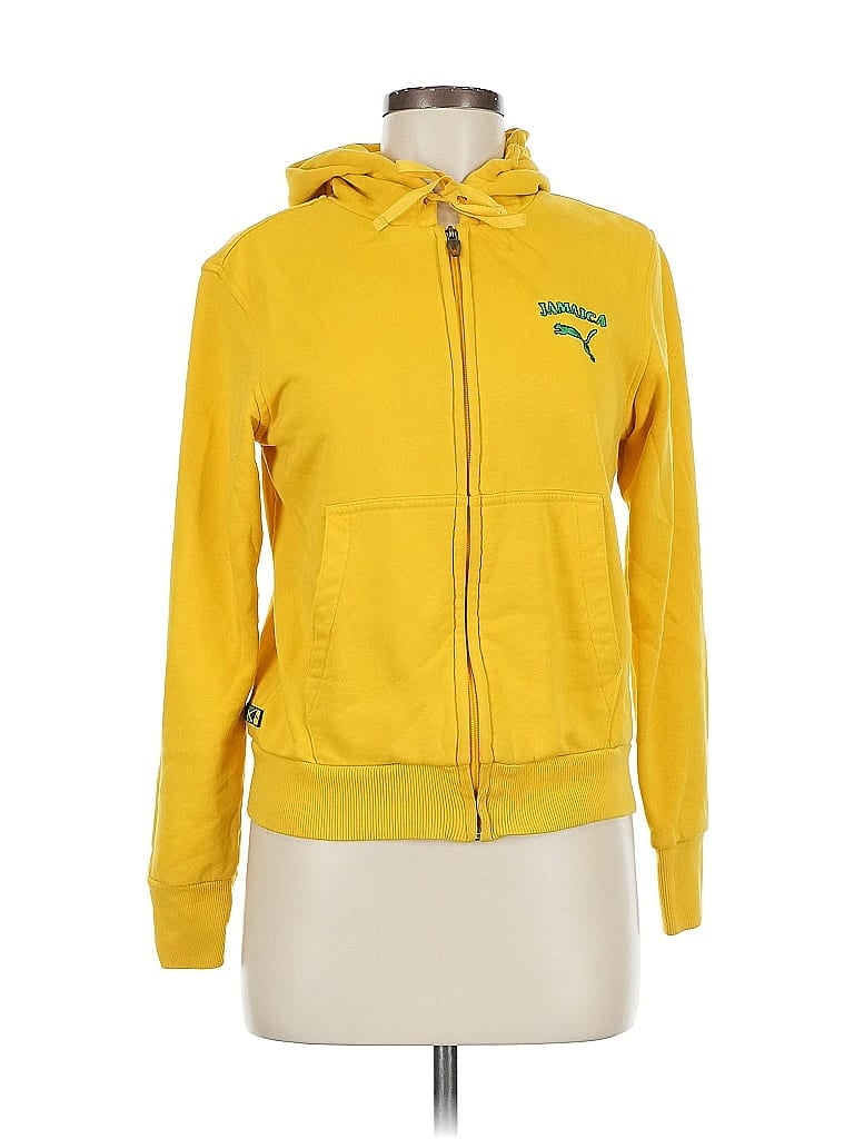 Click to view more detailed imagery on our partner's website Pre-owned Puma Zip Up Hoodie In Yellow