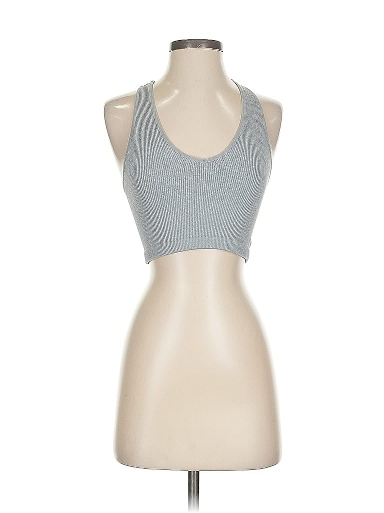 Pre-owned Urban Outfitters Tank Top Gray Halter Neckline Tops