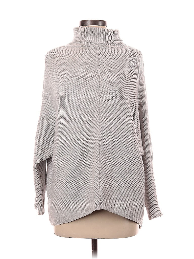 UNBRANDED Pre-owned Turtleneck Sweater In Gray