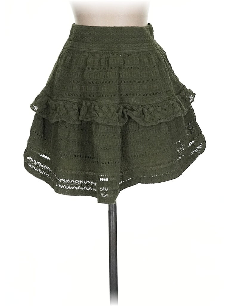 Pre-owned Aerie Casual Skirt In Green