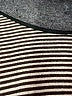 Toi et Moi Stripes Gray Cocktail Dress Size S - photo 7