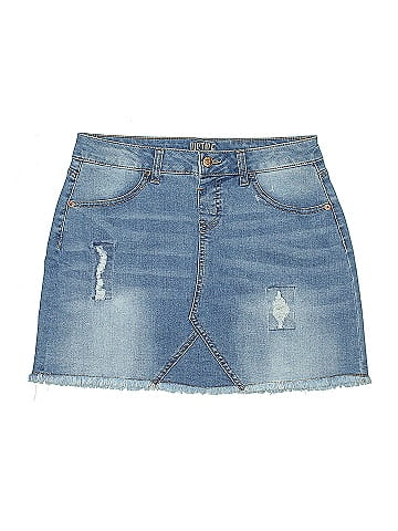 Justice Denim Skirt (view 1)