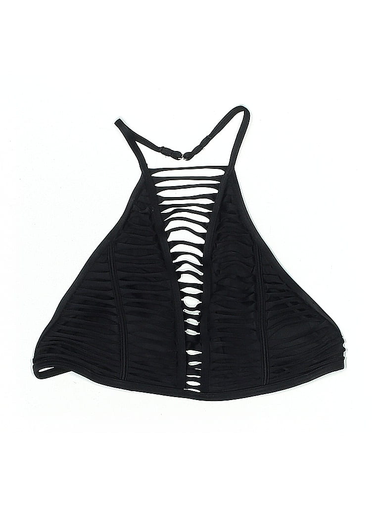 Pre-owned Victoria's Secret Swimsuit Top Black Swimwear