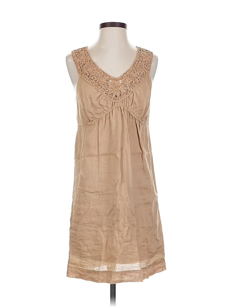 Pre-owned Max Studio Casual Dress In Brown