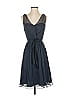 Quillaree 100% Polyester Blue Cocktail Dress Size 4 - photo 1