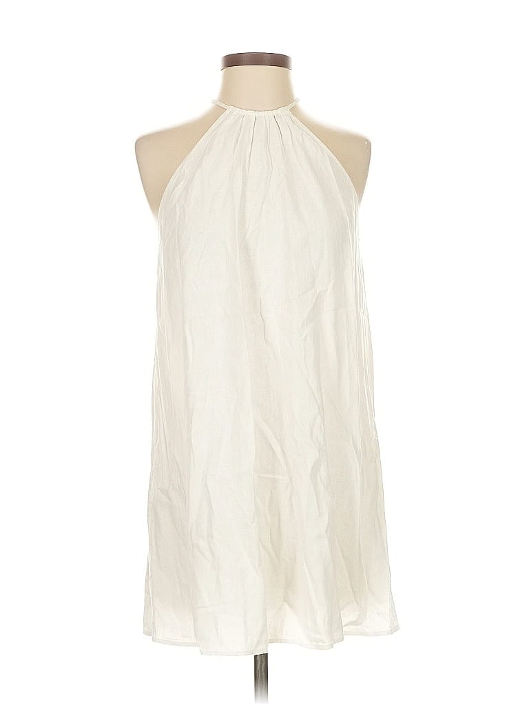 Pre-owned Babaton Cocktail Dress In White