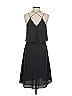 Cooper & Ella 100% Polyester Solid Black Cocktail Dress Size XS - photo 2