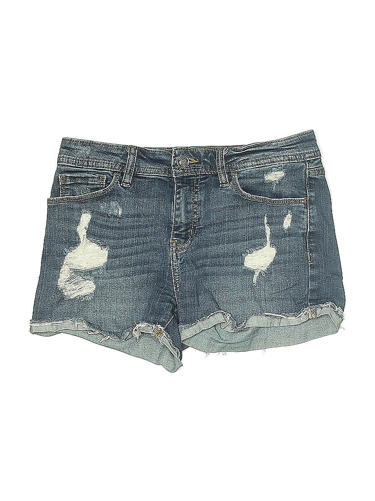 Click to view more detailed imagery on our partner's website Pre-owned Studio Blue Denim Shorts In Blue