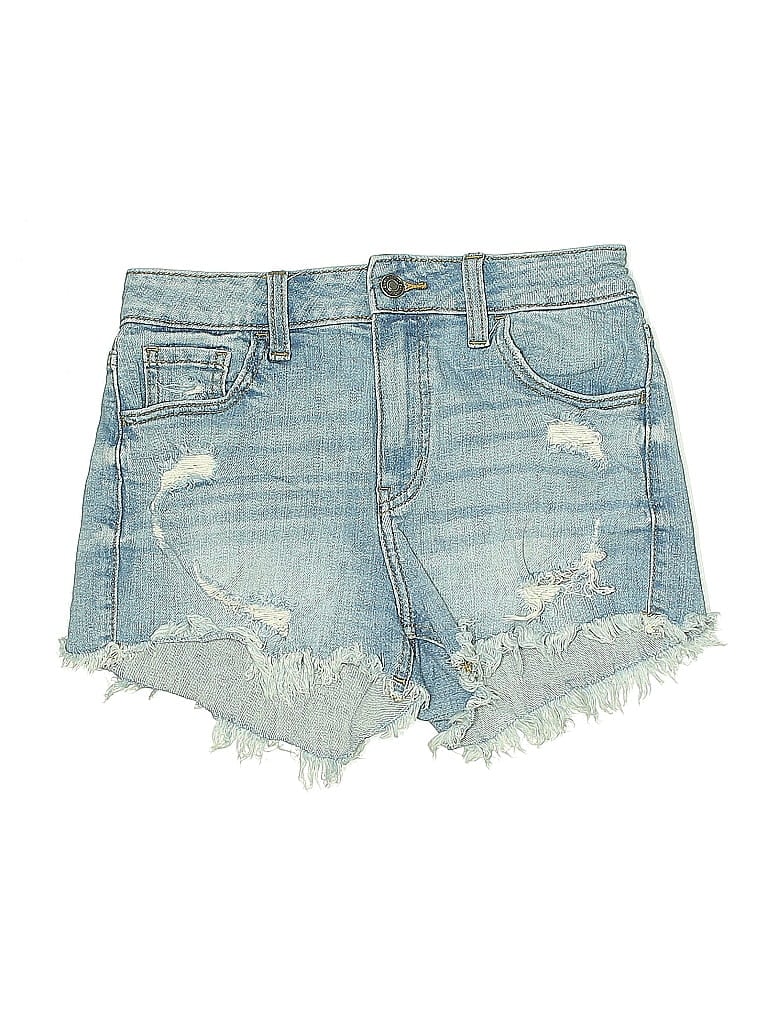 Click to view more detailed imagery on our partner's website Pre-owned Studio Blue Denim Shorts In Blue