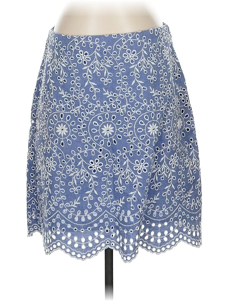 Pre-owned Ann Taylor Loft Casual Skirt In Blue