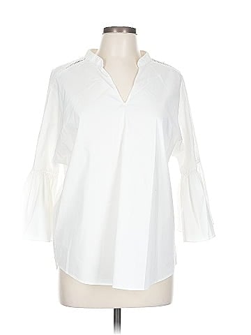 7th Avenue Design Studio New York & Company 3/4 Sleeve Blouse (view 1)