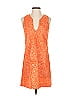 Koch Animal Print Orange Cocktail Dress Size S - photo 1