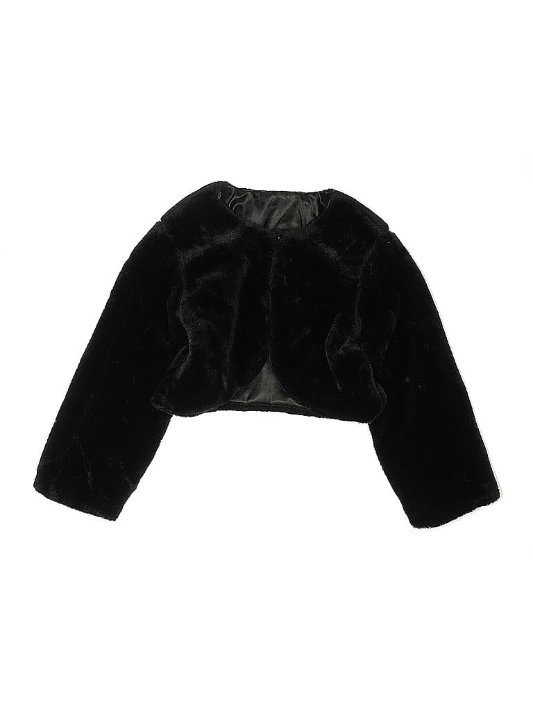 Pre-owned Assorted Brands Kids' Cardigan Sweater In Black