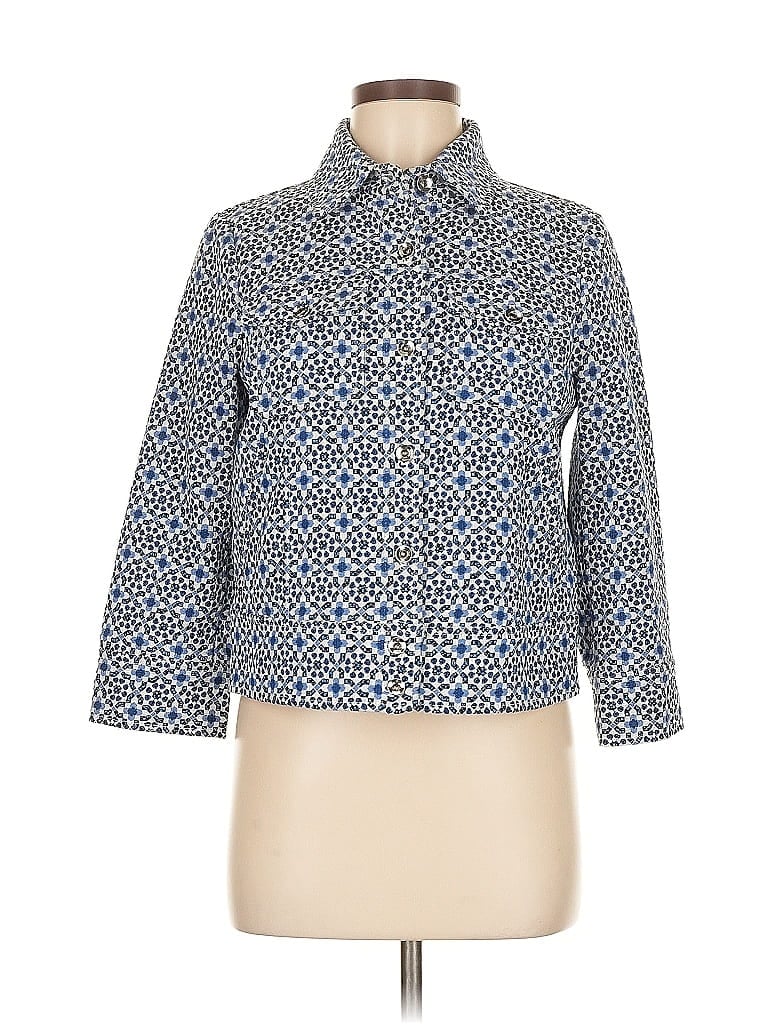 Pre-owned W By Worth Jacket In Blue