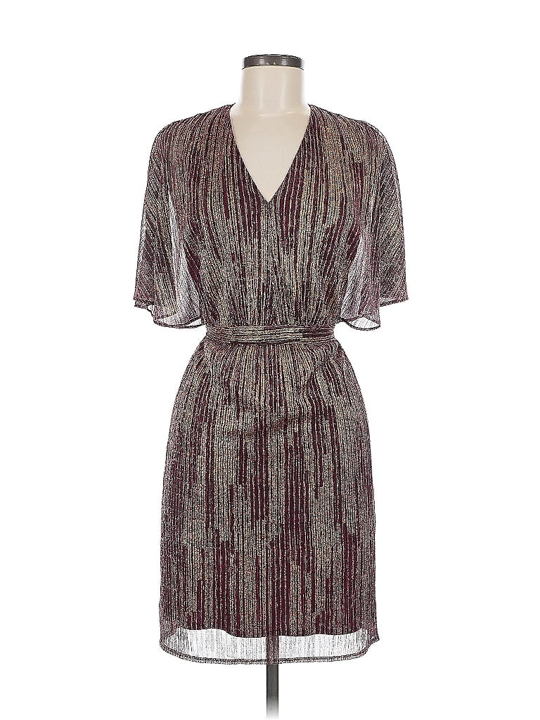 Click to view more detailed imagery on our partner's website Pre-owned Halston Heritage Cocktail Dress In Burgundy