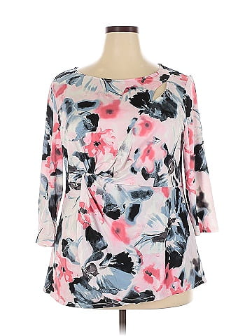 NY Collection 3/4 Sleeve Blouse (view 1)