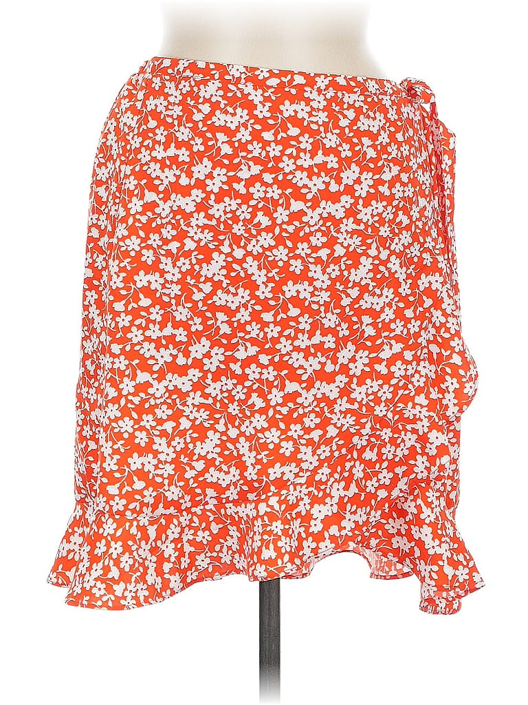 Pre-owned J.crew Mercantile Casual Skirt In Orange