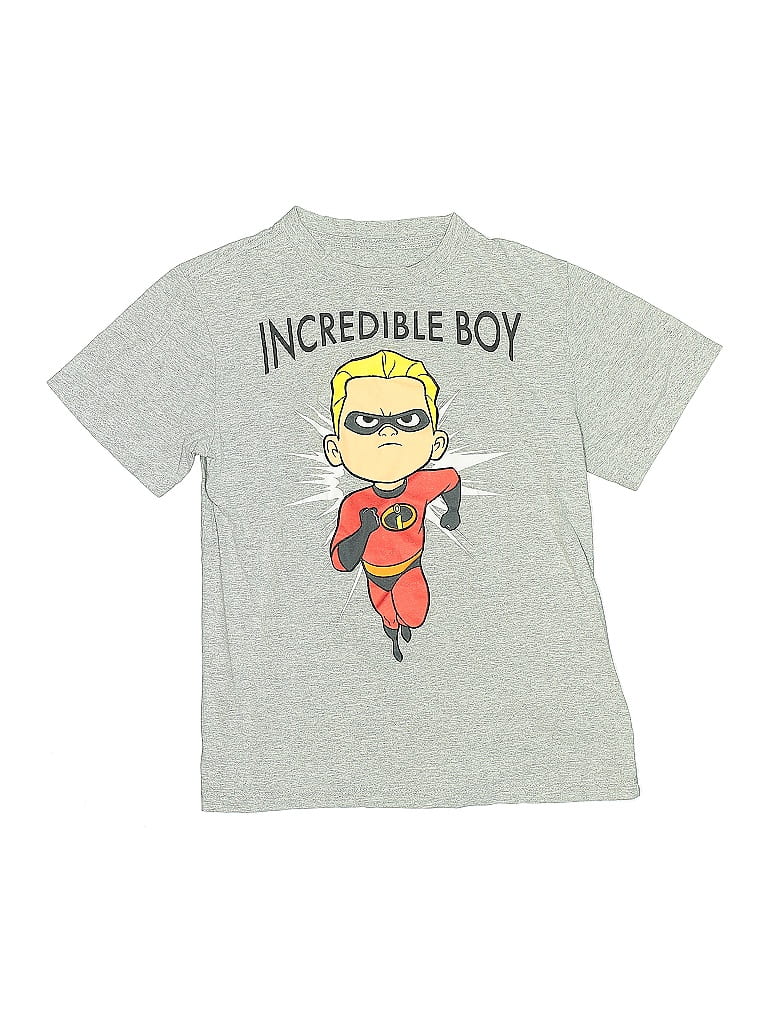 Click to view more detailed imagery on our partner's website Pre-owned Disney Pixar Kids' Short Sleeve T-shirt In Silver