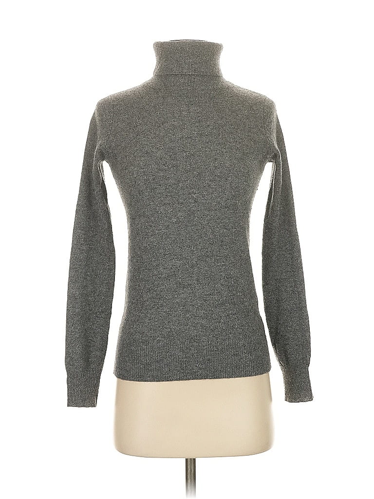 Pre-owned Neiman Marcus Turtleneck Sweater In Gray
