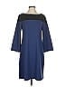 Gap Color Block Blue Casual Dress Size S - photo 1
