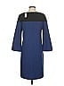Gap Color Block Blue Casual Dress Size S - photo 2
