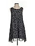 Max Studio 100% Polyester Paisley Gray Casual Dress Size XS - photo 1