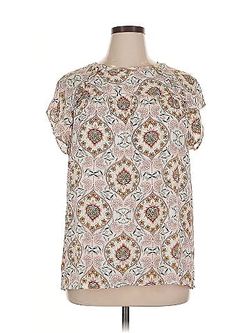 Ann Taylor LOFT Outlet Short Sleeve Blouse (view 1)