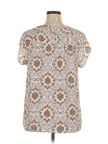 Ann Taylor LOFT Outlet Short Sleeve Blouse (view 2)