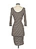 Toi et Moi Stripes Gray Cocktail Dress Size S - photo 2