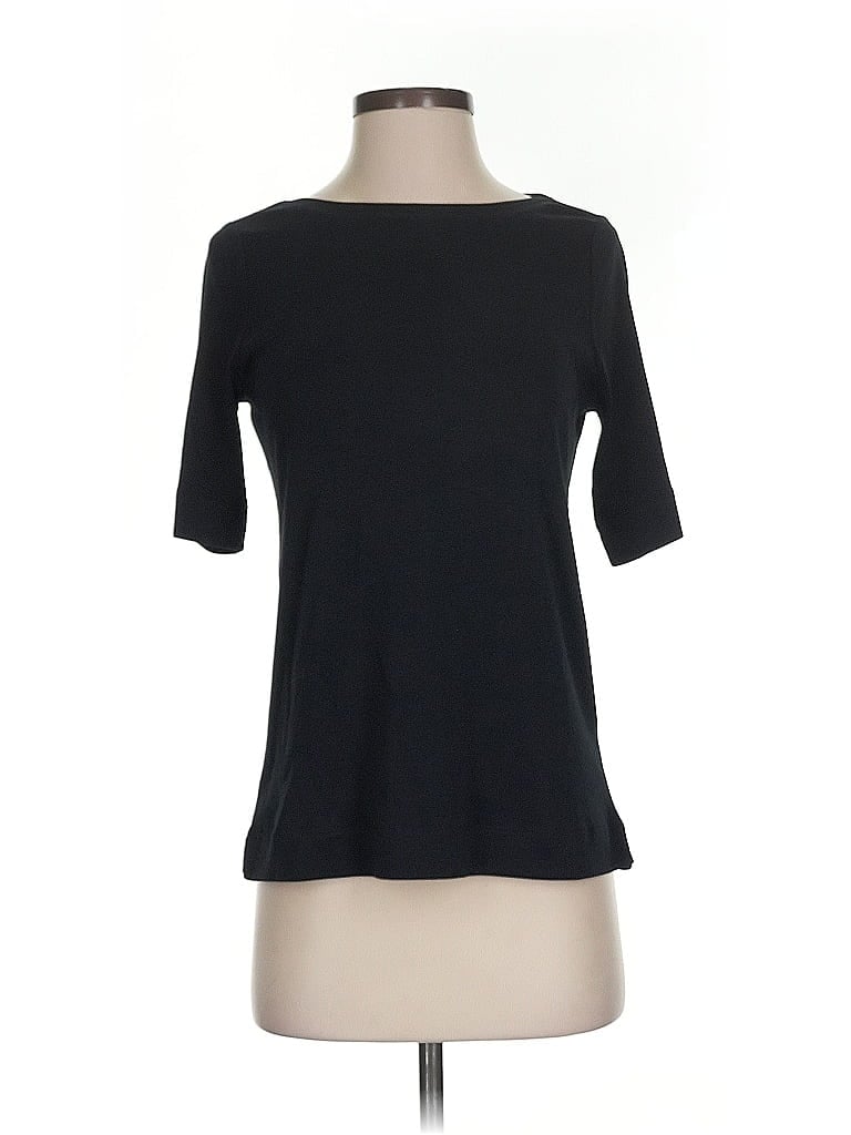 Click to view more detailed imagery on our partner's website Pre-owned Chico's 3/4 Sleeve T-shirt In Black
