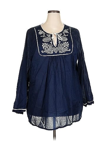Lane Bryant Long Sleeve Blouse (view 1)