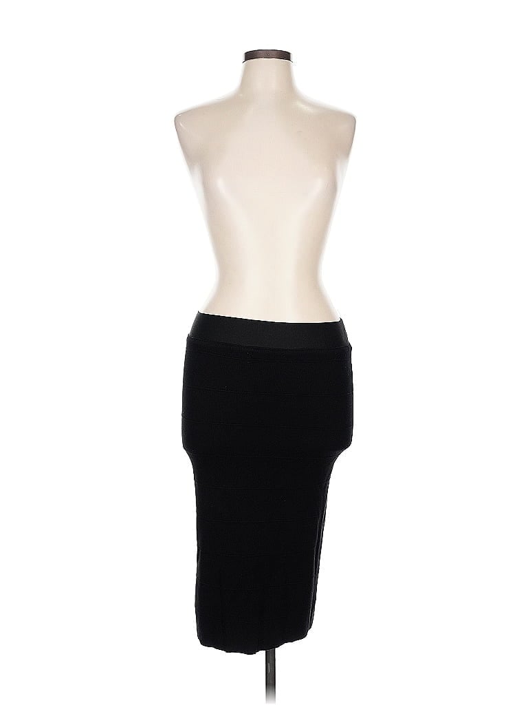 Pre-owned Sans Souci Tube Top Black Strapless Neckline Tops