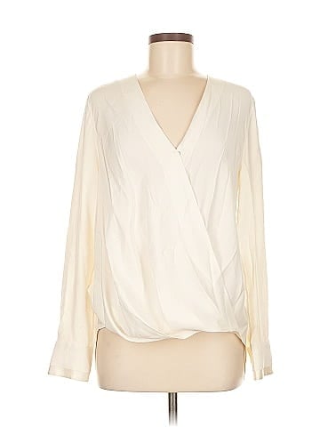 Rag & Bone Long Sleeve Silk Top (view 1)