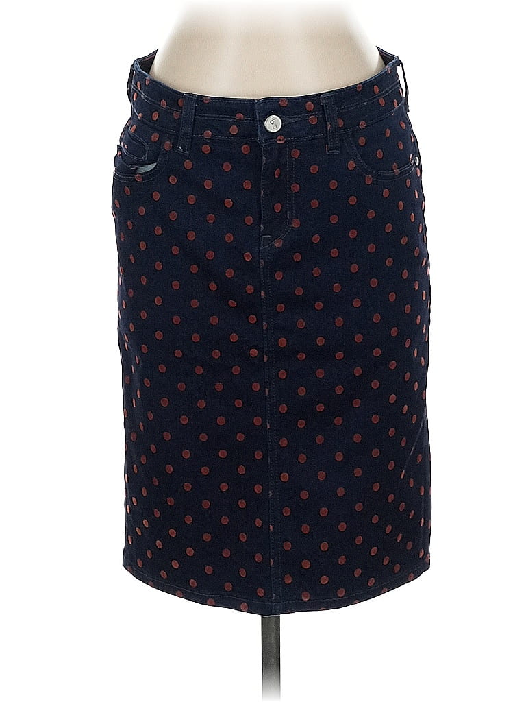 Pre-owned Pilcro And The Letterpress Casual Skirt In Blue