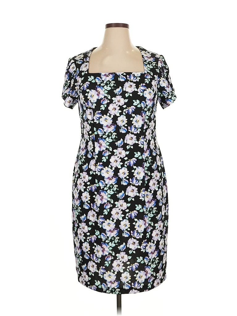 Pre-owned Connected Apparel Casual Dress In Black