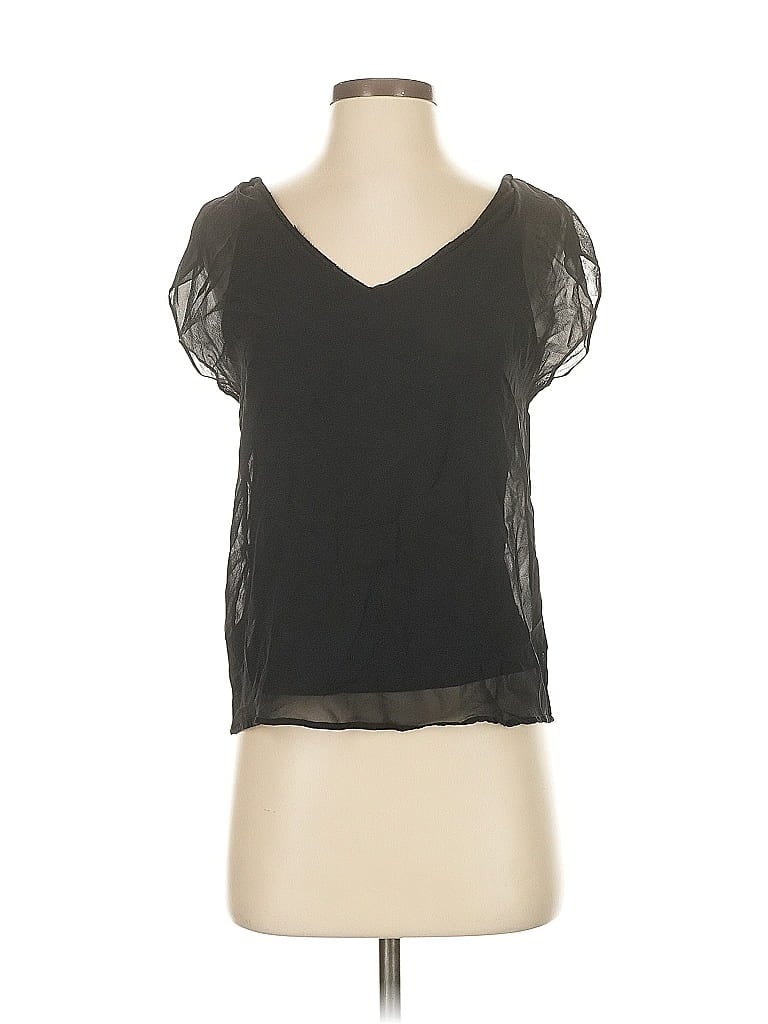 Click to view more detailed imagery on our partner's website Pre-owned Unbranded Short Sleeve Top Black Sweetheart Neckline Tops