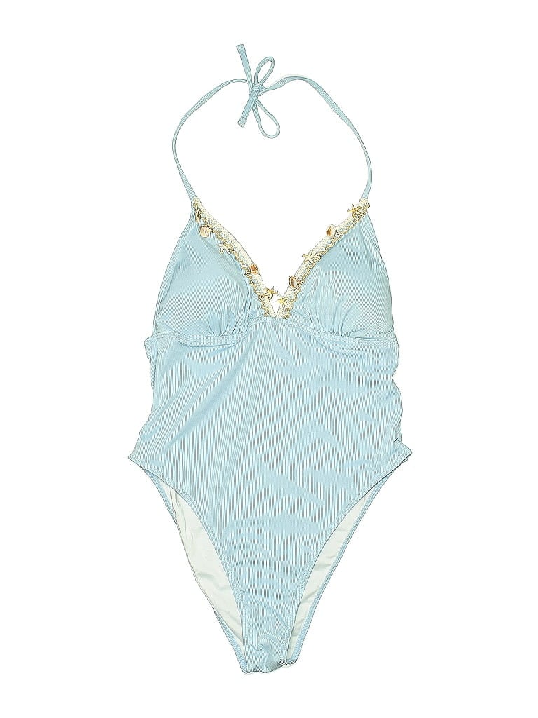 Pre-owned Unbranded One Piece Swimsuit In Blue