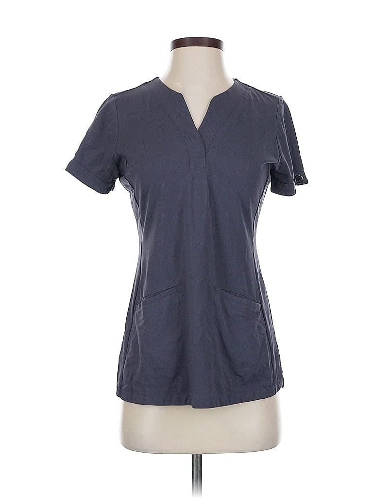 Pre-owned Onyx Short Sleeve Henley Shirt In Gray