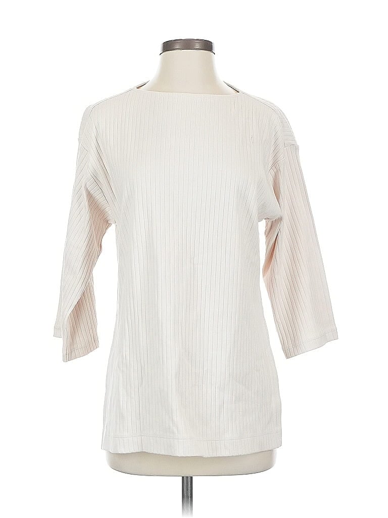 Click to view more detailed imagery on our partner's website Pre-owned Uniqlo 3/4 Sleeve T-shirt In White