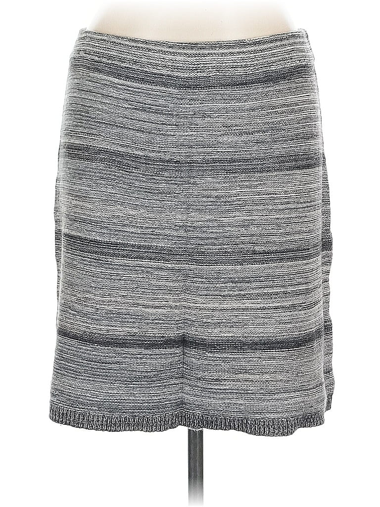 Pre-owned Ann Taylor Loft Outlet Casual Skirt In Gray