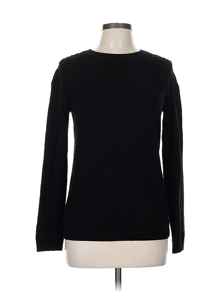 Pre-owned Talbots Pullover Sweater In Black
