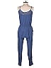 Gap 100% Rayon Solid Blue Jumpsuit Size XS - photo 2