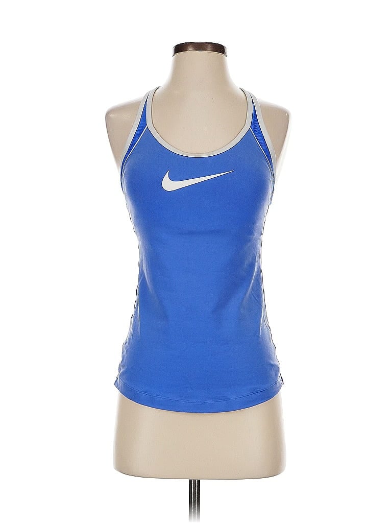 Pre-owned Nike Active Tank Top In Blue
