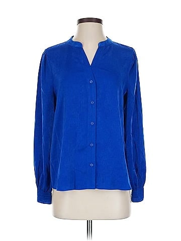 DKNY Long Sleeve Blouse (view 1)
