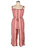 Lily Rose 100% Rayon Paisley Red Jumpsuit Size XL - photo 1