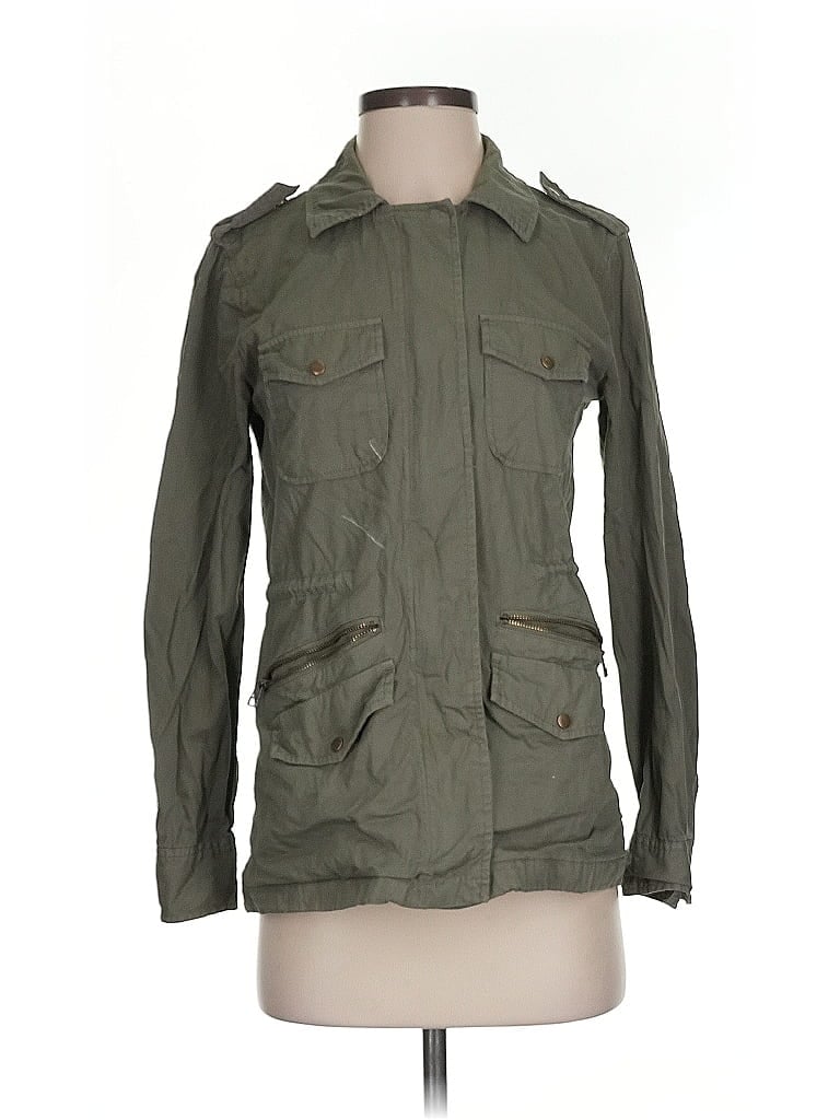 Pre-owned Lily Aldridge For Velvet Jacket In Green